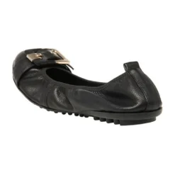 Buy ✨ Zazou Spirit Black Leather Ballet Flats 👏 -Women Shoes shop 114656320 3 1 720x928