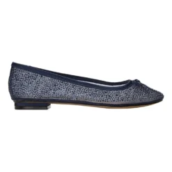 Best Sale 👍 Alan Pinkus A.P.Too Twinkle Navy Silk Pump 🥰