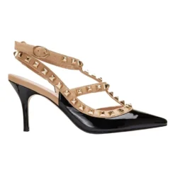 Wholesale 🥰 Pink Inc Sphinx Black Patent/Nude Pump ⭐