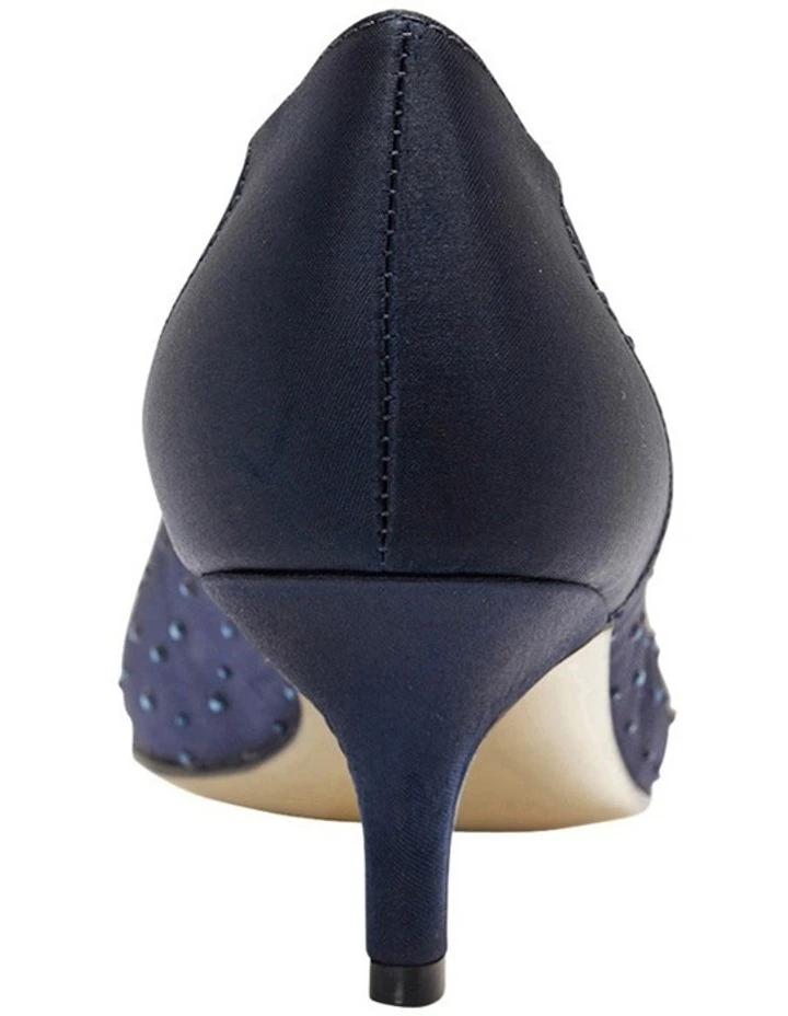 Brand new 😍 Alan Pinkus SPRITZ BRIGHT NAVY SATIN PUMP 👏 6 Brand new 😍 Alan Pinkus SPRITZ BRIGHT NAVY SATIN PUMP 👏 - Image 6