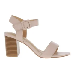 Cheap โจ Miss Shop Beckham Blush Block Heel ๐งจ Sandal ๐