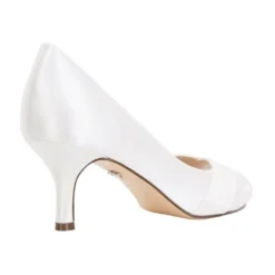 Outlet 🤩 NINA Contesa Ivory Satin Pump ✨ -Women Shoes shop 641063350 5 720x928