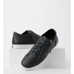 Best deal 👍 Zazou Zia Navy Leather Zip Up Sneaker 👍 -Women Shoes shop 660664270 5 720x928