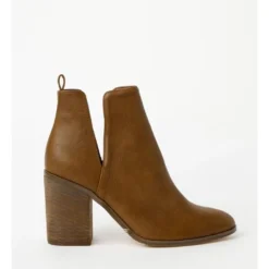 Best deal ๐ Miss Shop Willow Tan Heeled Ankle Boot โ
