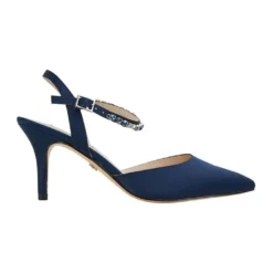 Best reviews of ✨ Alan Pinkus Tonya Navy Satin Pump 🎁