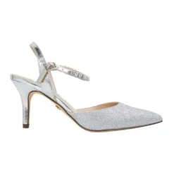 Deals 🤩 Alan Pinkus Tonya Silver Baby Glitter Pump 🌟