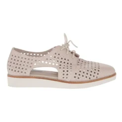 Best Sale 🧨 Zazou Molly Nude Leather Flat 🔔 Shoes ⭐