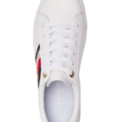 Best reviews of ⭐ Tommy Hilfiger Signature Cupsole White Sneaker ⌛ -Women Shoes shop 786695950 3 720x928