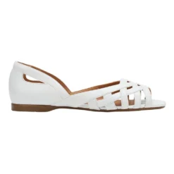 Coupon 😉 Hush Puppies Wim White Flat Shoe 🎉