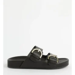 Best Pirce ⌛ Trent Nathan Summer Black Sandal 😉
