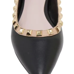 Flash Sale 👏 Pink Inc Iggy Black/Nude Kid Flat Shoes 💯 -Women Shoes shop 812201410 6 720x928