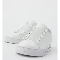 Outlet 🔥 Zazou Kiss White Leather Slip-on Sneaker 🎁 -Women Shoes shop 816237280 6 720x928