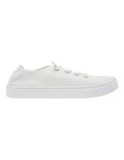 Coupon 🌟 Ravella Mara White Canvas Sneakers 🤩