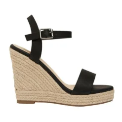 Budget ⌛ Ravella Amato Black Smooth Sandals 🛒