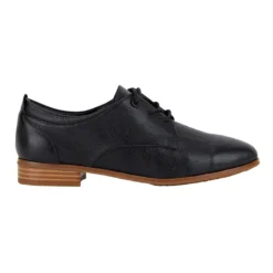 Buy โค๏ธ Hush Puppies Luciana Black Leather Lace-Up Oxford Shoes โ๏ธ