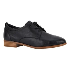 Buy ❤️ Hush Puppies Luciana Black Leather Lace-Up Oxford Shoes ✔️ -Women Shoes shop 824759830 3 720x928