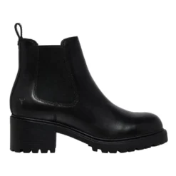 Best Sale 🌟 Windsor Smith Thrills Black Leather Heeled Chelsea Boot ⌛