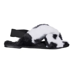 Best Sale ⭐ St. Sana Zayn Black/White Slip-on Slipper ❤️