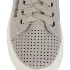 Best deal 🛒 Jane Debster Carson Light Grey Nappa Sneakers ⭐ -Women Shoes shop 830059840 6 720x928