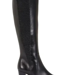 Wholesale 🔥 Jane Debster Knight Black Hi Shine 🎁 Boots ✔️