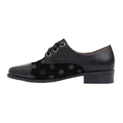 Budget ๐ฅฐ Sandler Sanchez Black Patent /Suede Flat Shoes โค๏ธ