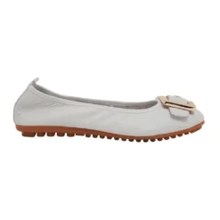 Discount ❤️ Sandler Pentagon White Glove Flat 🎁 Shoes ✨