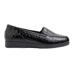 Brand new 🎉 Wide Steps Verse Black Patent Croc Flat Shoes 💯