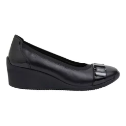 Cheapest 😍 Wide Steps Narita Black Glove Heeled ⌛ Shoes ⭐