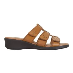 Best Pirce ✔️ Wide Steps Pamela Cognac Glove ✔️ Sandal 😀