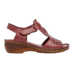 Buy 😍 Wide Steps Dario Cherry Glove Sandal ⌛
