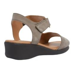 Top 10 🤩 Wide Steps Patty Grey Nubuck 💯 Sandal ⌛ -Women Shoes shop 830735560 4 720x928