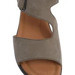 Top 10 🤩 Wide Steps Patty Grey Nubuck 💯 Sandal ⌛ -Women Shoes shop 830735560 7 720x928