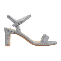 Hot Sale 👏 Easy Steps Unison Pewter Shimmer Sandals 😀