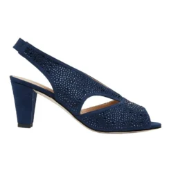 Cheapest ⭐ Easy Steps Angie Navy Fabric 🔥 Sandal ❤️