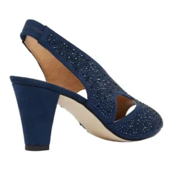 Cheapest ⭐ Easy Steps Angie Navy Fabric 🔥 Sandal ❤️ -Women Shoes shop 830906290 4 720x928