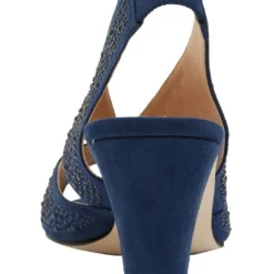 Cheapest ⭐ Easy Steps Angie Navy Fabric 🔥 Sandal ❤️ -Women Shoes shop 830906290 6 720x928