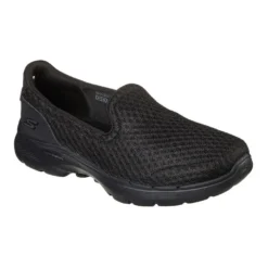 Buy 🔔 Skechers Gowalk 6 Big Splash Black/Black Slip-On Sneaker 😀