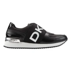 Cheap ๐คฉ DKNY Marli Black/White Fabric Sneaker ๐