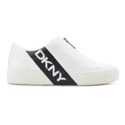 Best Sale โ๏ธ DKNY Caleb White/Black Soft Calf ๐คฉ Sneaker โจ