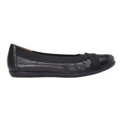 Buy 🔔 Wide Steps Amanda Black Glove/Elastic Flat Shoes 💯