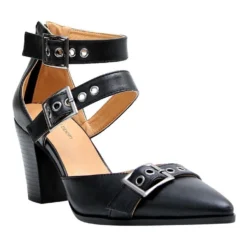 Buy ❤️ Belle & Bloom Pasadena Leather Buckle Heel ⌛