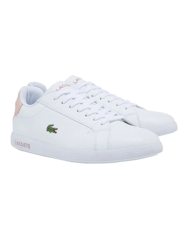 Best Sale ⌛ Lacoste Graduate BL White Leather 👏 Sneakers 🌟 2 Best Sale ⌛ Lacoste Graduate BL White Leather 👏 Sneakers 🌟 - Image 2