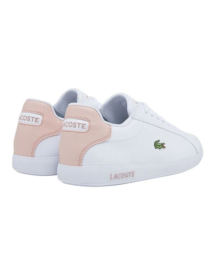 Best Sale ⌛ Lacoste Graduate BL White Leather 👏 Sneakers 🌟 3 Best Sale ⌛ Lacoste Graduate BL White Leather 👏 Sneakers 🌟 - Image 3