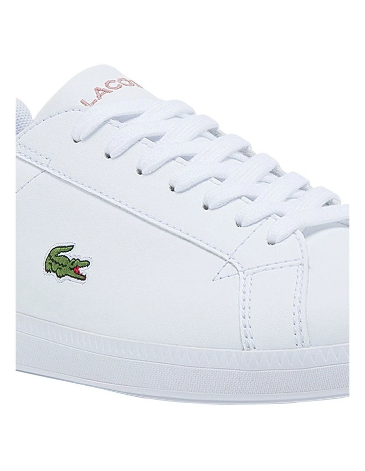 Best Sale ⌛ Lacoste Graduate BL White Leather 👏 Sneakers 🌟 6 Best Sale ⌛ Lacoste Graduate BL White Leather 👏 Sneakers 🌟 - Image 6