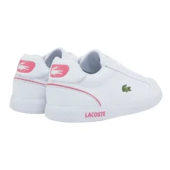 Best Pirce 🔥 Lacoste Graduate Cap White/Pink Leather Trainers ✔️ -Women Shoes shop 849518650 3 720x928