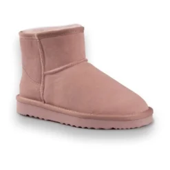 Brand new 🤩 AUS WOOLI UGG SHORT SHEEPSKIN ANKLE BOOT - Pale Pink 🔥