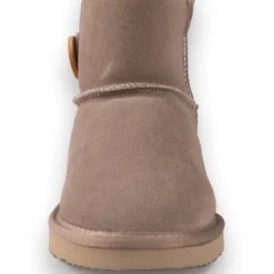 New 🛒 AUS WOOLI UGG SHORT SHEEPSKIN BUTTON BOOT - Li ght Grey ✔️ -Women Shoes shop 851403430 5 720x928