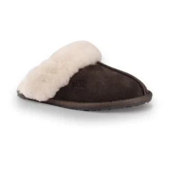 Best deal ❤️ AUS WOOLI UGG UNISEX SHEEPSKIN WOOL SHELLEY Slippers - Dark Grey ✔️