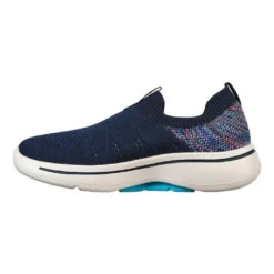 Best Sale 😀 Skechers GOwalk Arch Fit Fun Times Navy Sneaker 😀 -Women Shoes shop 853026580 3 720x928