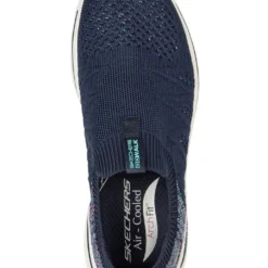 Best Sale 😀 Skechers GOwalk Arch Fit Fun Times Navy Sneaker 😀 -Women Shoes shop 853026580 4 720x928